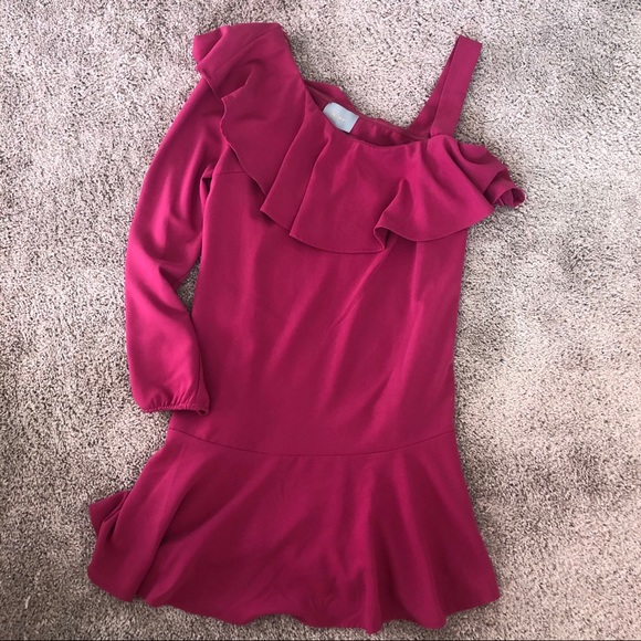 Skies Are Blue Dresses & Skirts - NWT skies are blue ruffle pink mini dress medium